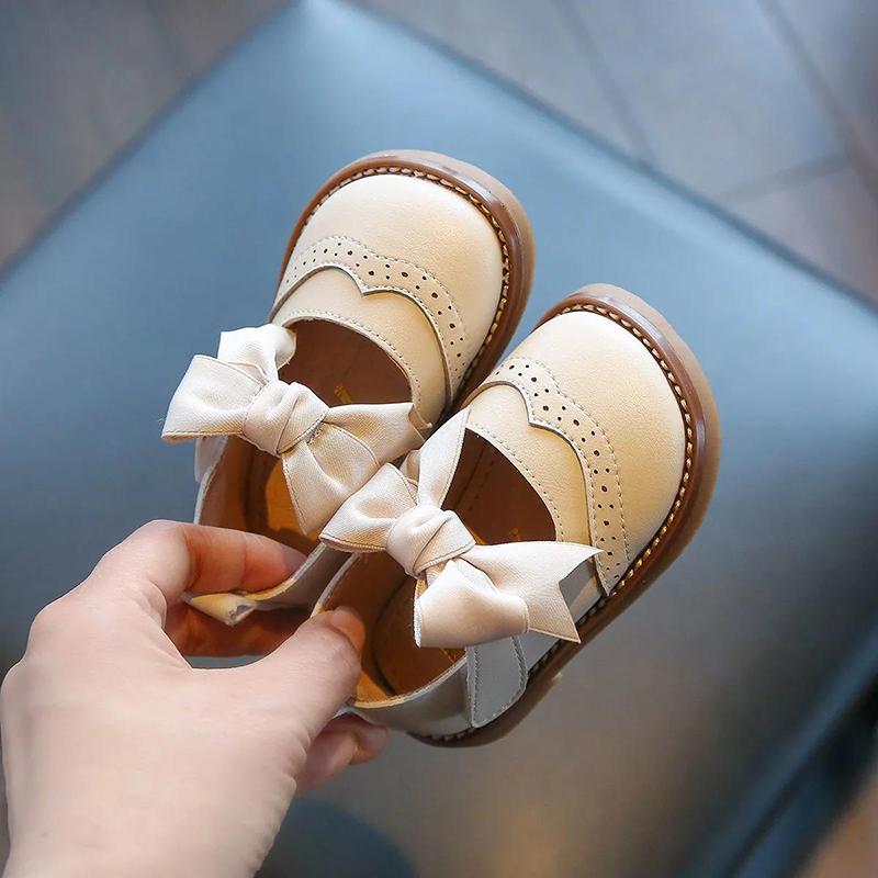 Women's Baby Shoes Soft Bottom Children's Princess Shoes 0-1-3 Years Old Toddler Shoes Spring and Autumn Baby Single Shoes Girls Small Leather Shoes