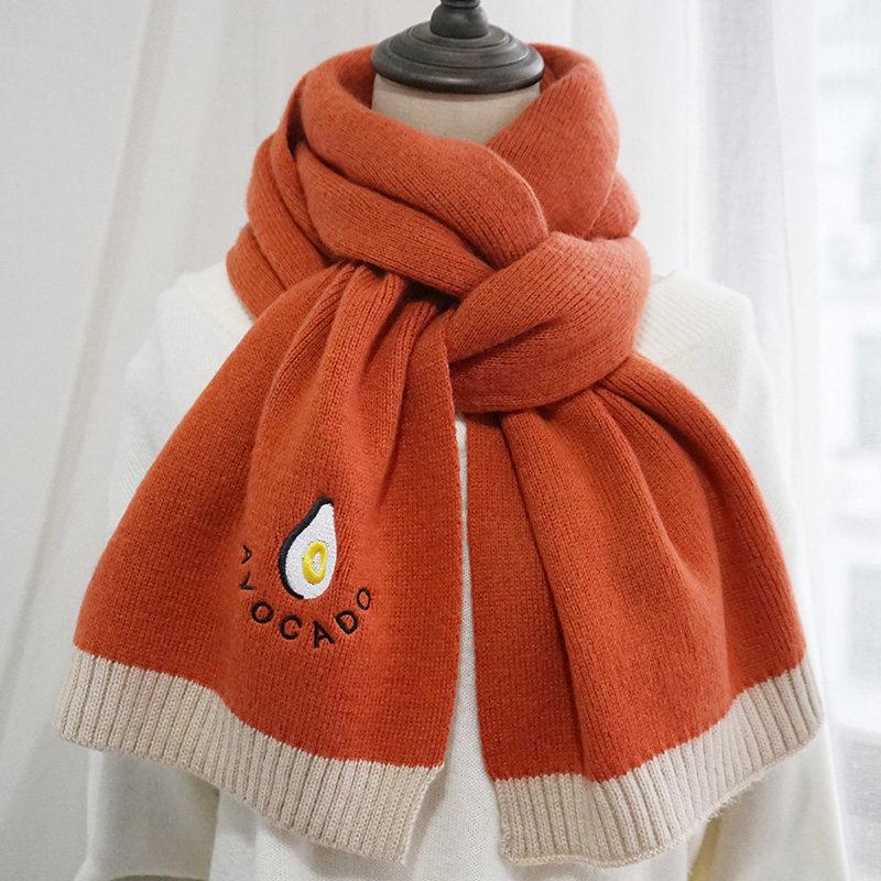 Winter Scarves for Women Shawls Wraps Lady Avocado Scarf Long Knitted Shawl