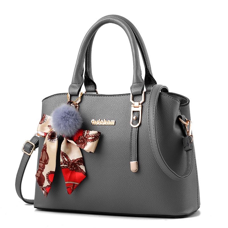 Trendy wild Patent leather bag Big capacity Woman bag European and American style Shoulder Handbag