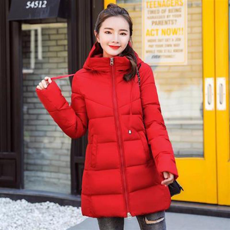 Fashion Large size Down Winter Woman's Cotton clothing Woman's Winter Long Sleeve Warm Jacket