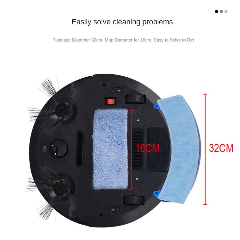 Remote Control Smart Sweeping Robot Vacuum Cleaner Ultra-thin Silent Planning Route Multifunctional Lazy Household Cleaning Machine