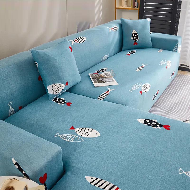 1/2/3/4 Seat Modern Style Sofa Cover Cushion Washable Stretch Sofa Cover Full Cover Non-slip Modular Soft Sofa Cover