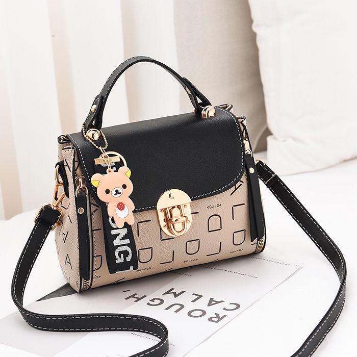 Trendy wild Patent leather bag Genuine Leather Woman bag European and American Shoulder Handbag