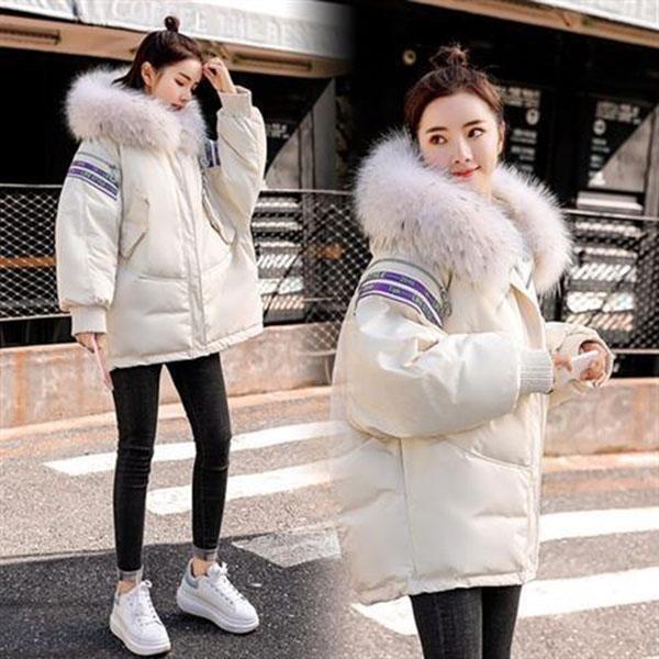 Cotton Jacket Women's Short Section Winter Korean Parker Student Padded Jacket Thick Cotton Casual Simple Coat