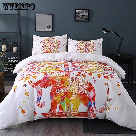 3D Bedding Set Skull Print Duvet Cover Lifelike Bedclothes Pillowcase Bed Set Home Textiles