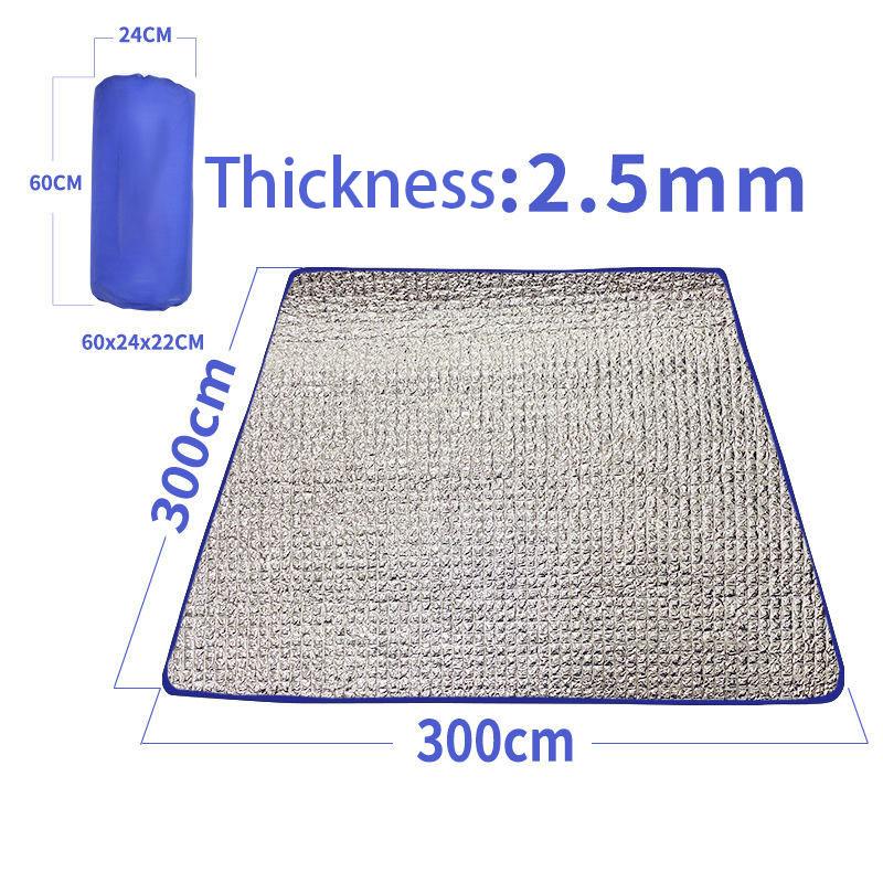 Moisture-proof Mat Outdoor Portable Waterproof Lawn Picnic Household Tent Aluminum Film Single Dormitory Sleeping Mat Floor Mat