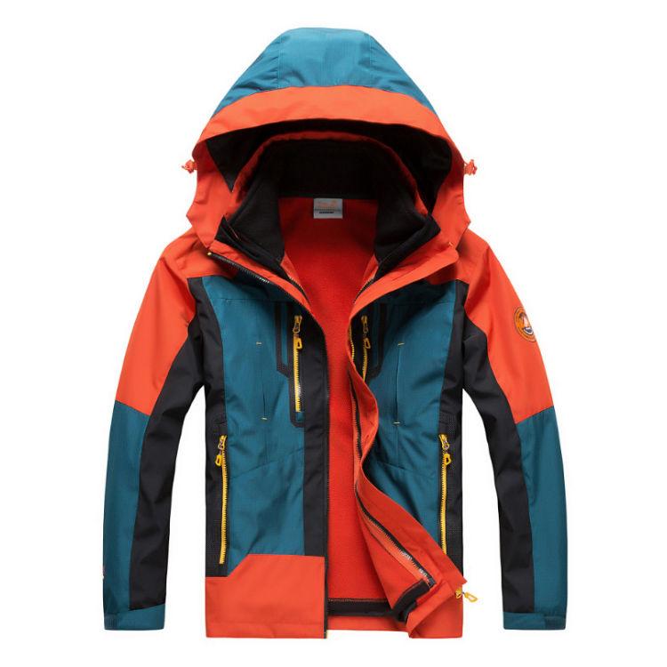 Outdoor Leisure Sports Men's Jacket Fashion Trend Loose Waterproof Warm Sportswear