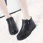 Warm Cotton Shoes Women's Winter Short Boots Soft-soled Mother Shoes Plus Velvet Non-slip Waterproof Leather Shoes Warm Snow Boots