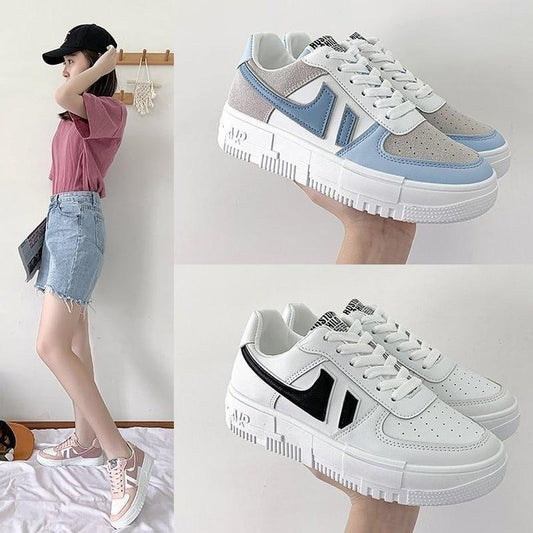 Flats Woman Sneakers Women's Shoes Ladies Casual Breathable Female Vulcanized Shoes Lace Up Woman Comfort Walking Shoes