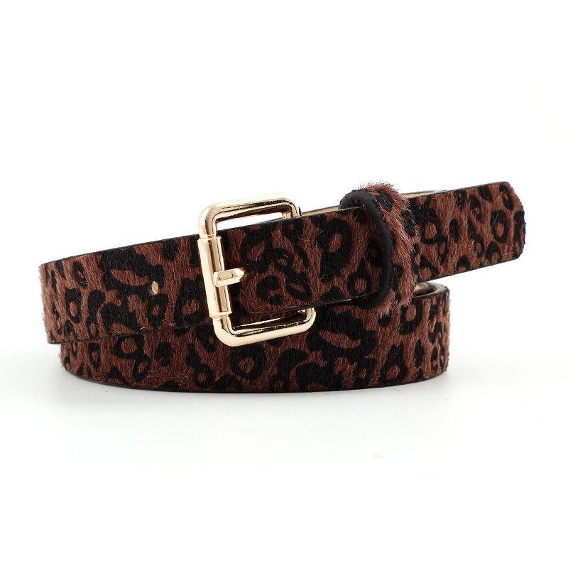 Belt Women Waist Band Leopard Color Belt Dress-in Belt Clothing Accessories