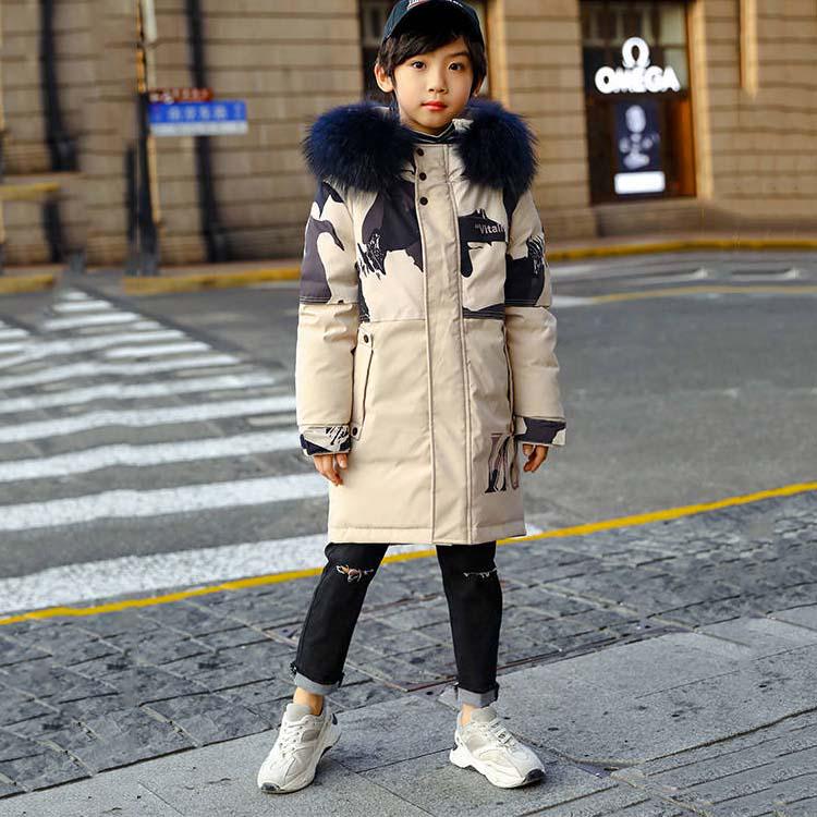 Winter Thicken Windproof Warm Kids Coat Waterproof Children Outerwear Kids Clothes Boys Jackets