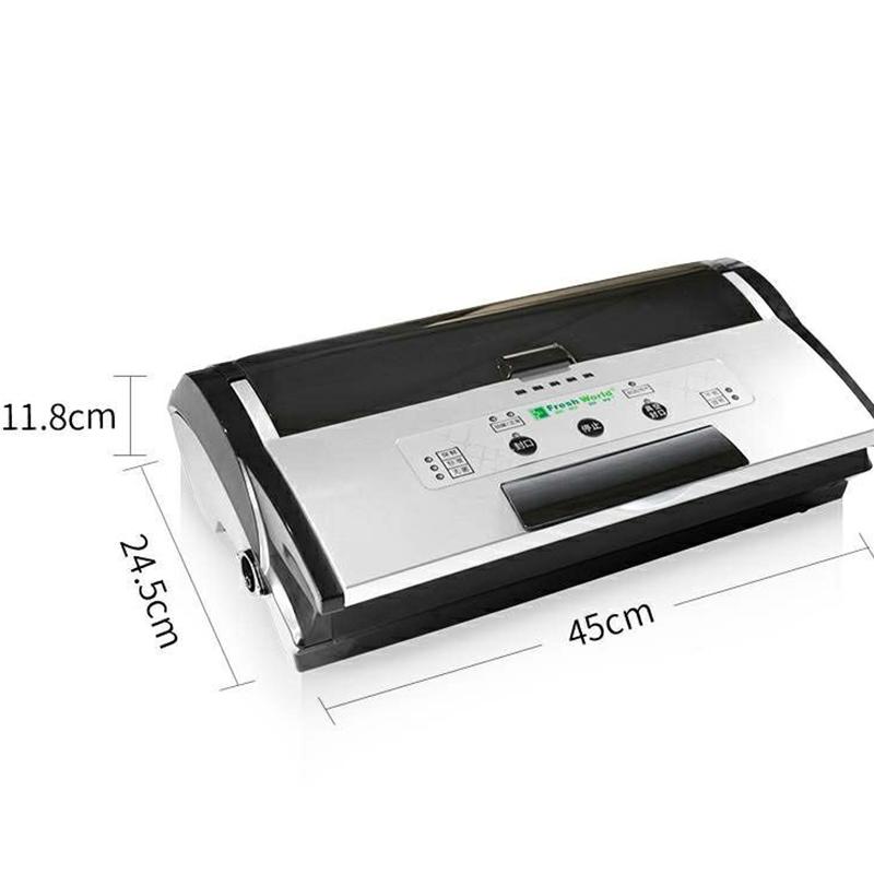 Best Food Vacuum Sealer 220V/110V Automatic Commercial Household Food Vacuum Sealer Packaging Machine Include 10Pcs Bags