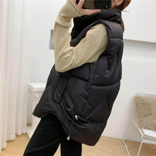 Women's Down Cotton Waistcoat Winter Wear All-match Waistcoat Korean Loose Waistcoat Trendy