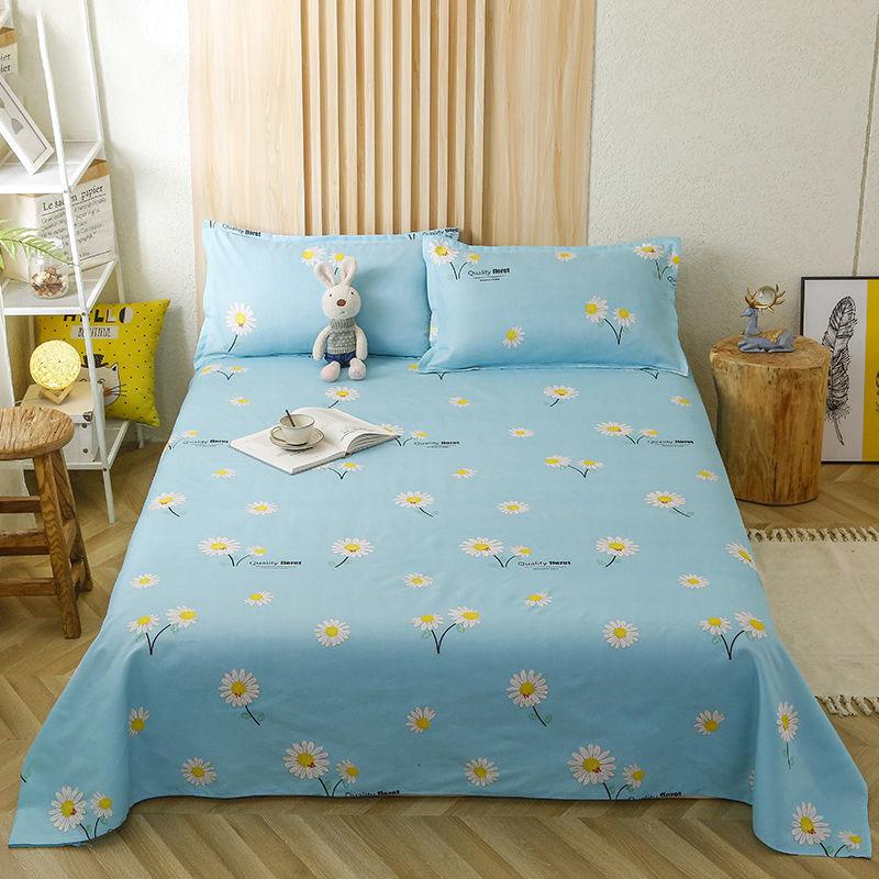 Twill Skin-friendly Bed Sheet Universal Student Dormitory Bed Linen Household Bedding