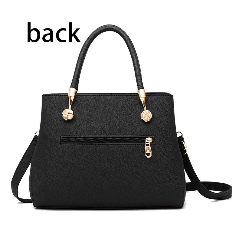 Big capacity Woman bag European and American style Shoulder Handbag Trendy wild Patent leather bag