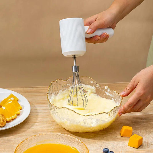 Electric Whisk Handheld Household Rechargeable Cake Baking Tool Wireless Whisk Cream Mixer