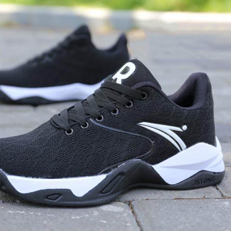 Plus Size 39-44 Men Mesh Sneakers Low-top Running Sports Basketball Shoeses Non-slip Comfortable Wear-resistant Sports Shoes