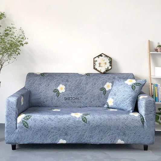 1/2/3/4 Seaters Flowers Sofa Covers Elastic Stretch Settee Couch Slipcover Protector Home Decor