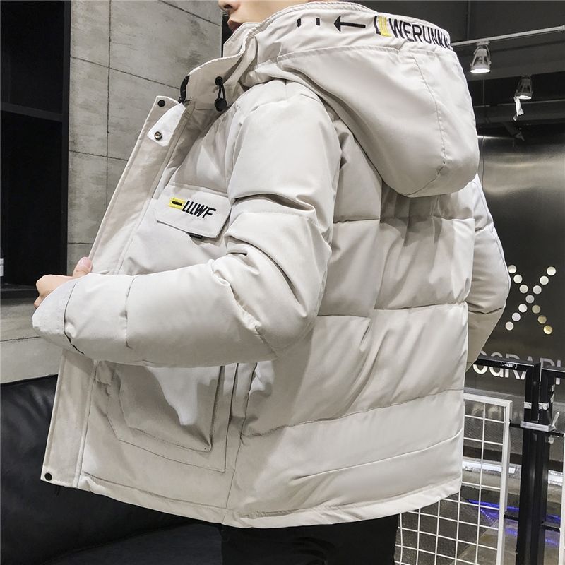 Tooling Warm Men's Winter Korean Jacket Trendy Brand Loose Large Size Thick Hooded Cotton Jacket