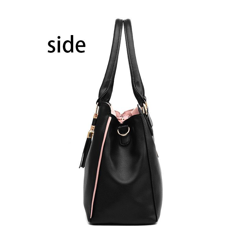 Big capacity European and American style Shoulder Handbag Trendy wild Woman bag Patent leather bag