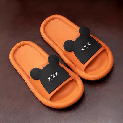 Slippers for Outer Wear Home Non-slip Bathroom Bath Sandals and Slippers Cute Light and Soft Slippers Beach Sandals