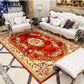 European Geometric Large Palace Vintage Carpet Non-slip Large Rug  Living Room Bedroom Rug Parlor