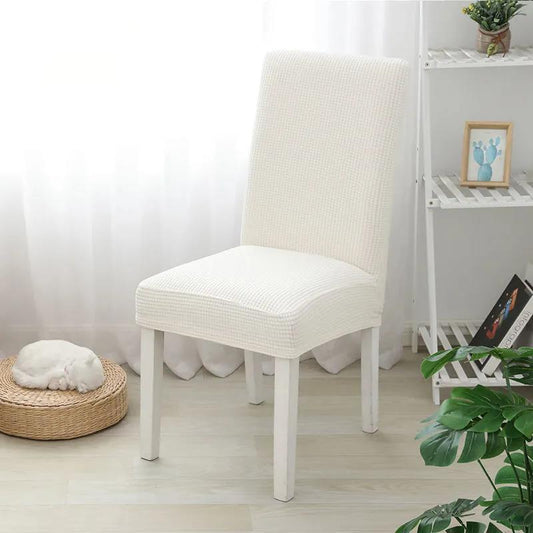 1 Piece Set of Dustproof Non-slip Cover Protector Home Decoration Chair Cover Multifunctional Solid Color