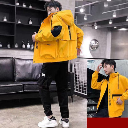 Spring and Autumn Fashion Men's Suit Youth Sports Leisure Korean Style Trend Suit