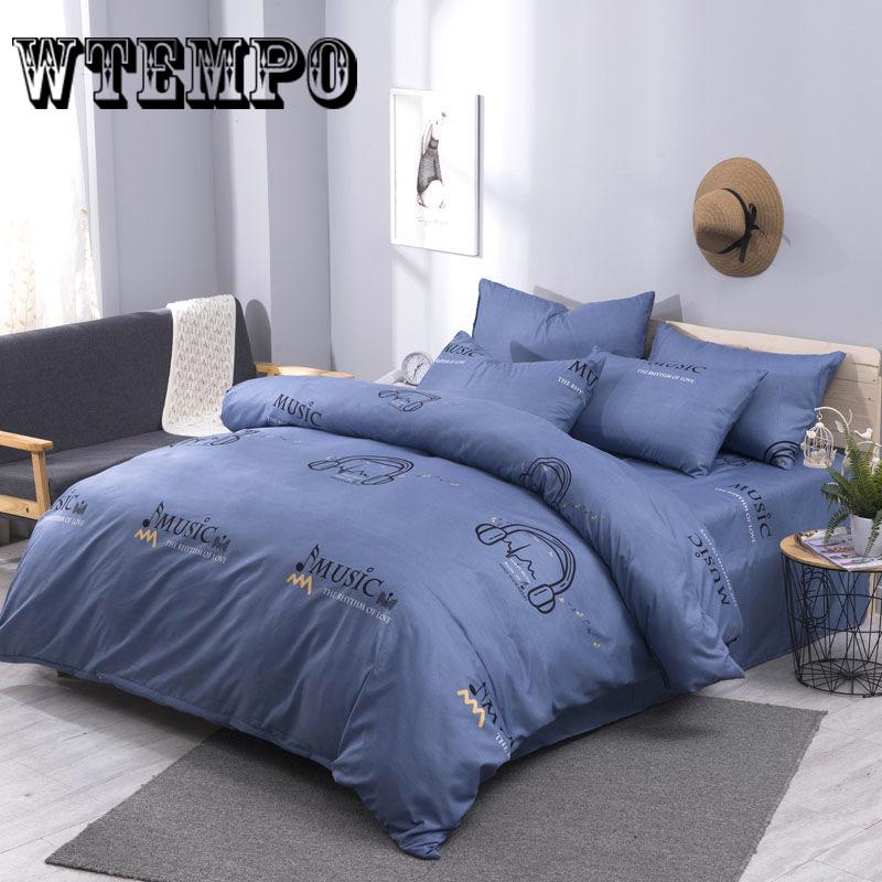 Brand Fashion Star Comforter Cover Pillowcase Duvet Cover Set Bedding Set Double Bed Size