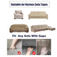 Magic Sofa Cover Stretchable Elastic Sectional Sofa Cover L-shape Sofa Cover 1/2/3/4 Seat Couch Cover