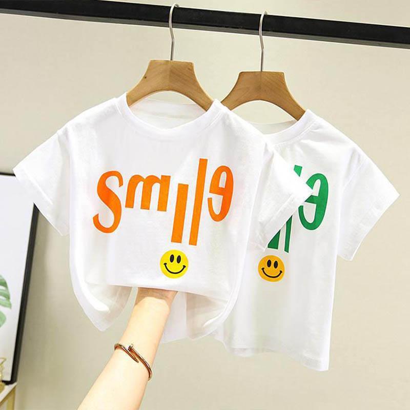 Boys and Girls Summer Clothes Cute and Handsome Short-sleeved Cropped Pants Baby Korean Summer Two-piece Suit