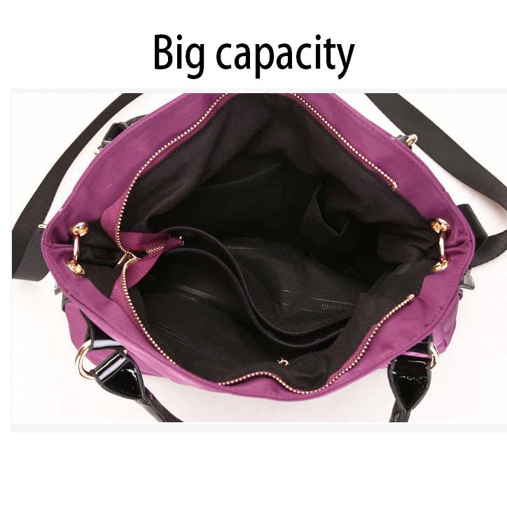 Shoulder Handbag Trendy wild Woman bag Patent leather bag Big capacity European and American style