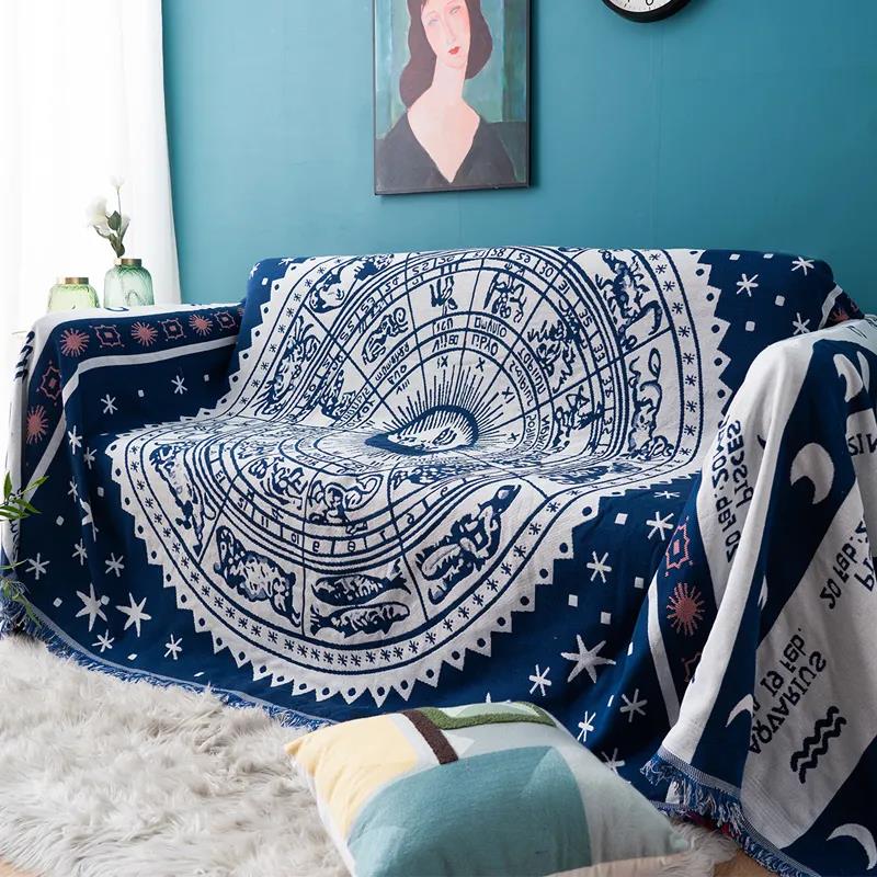 Casual Blankets Carpet Decoration Carpet Sofa Leisure Carpet Single Tapestry Sofa Blanket Throw Blankets Dust-proof Cloth for Sofa Cover