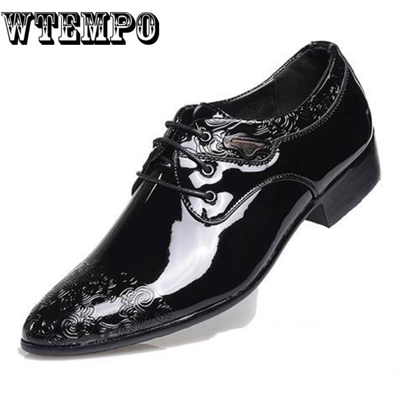 Lace-up Point Shoes Shoes Men's Leather Shoes Spring and Winter British Business Shoes Casual