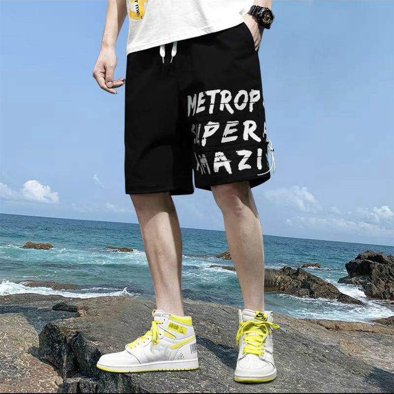 Men's Shorts Summer Thin Section Tide Brand Casual Sports Five-point Pants Beach Pants