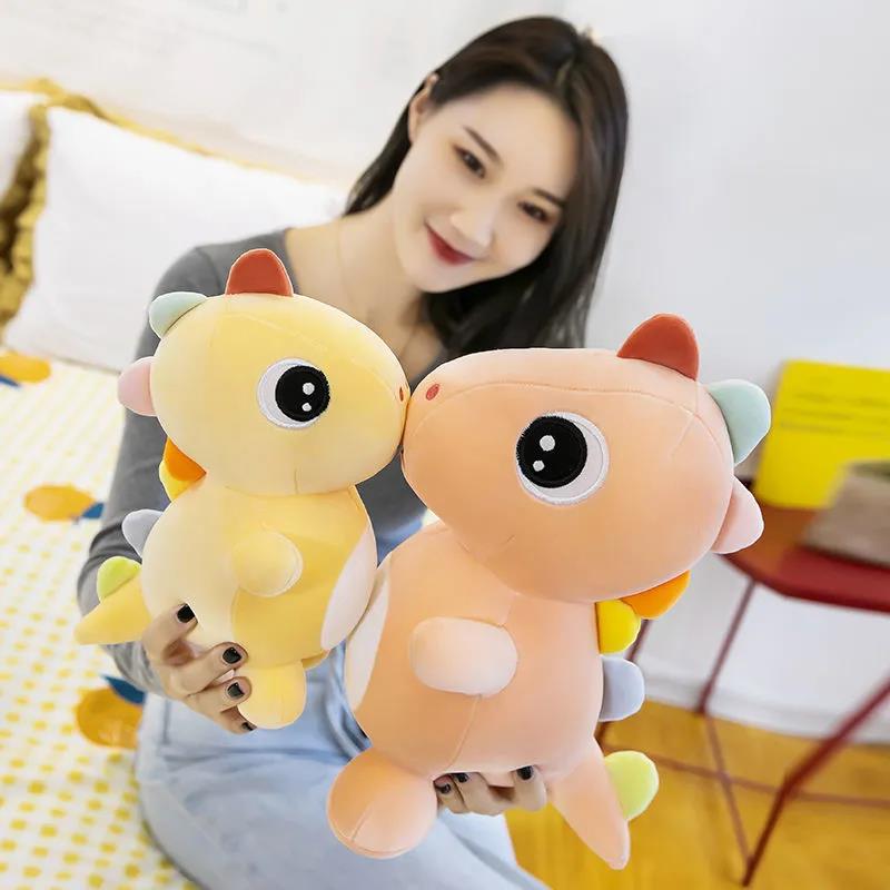 Children's Plush Toys Lovely Dinosaur Plush Toy Doll Small Pillow Children's Day Gift Sleeping Soft Comfort Doll