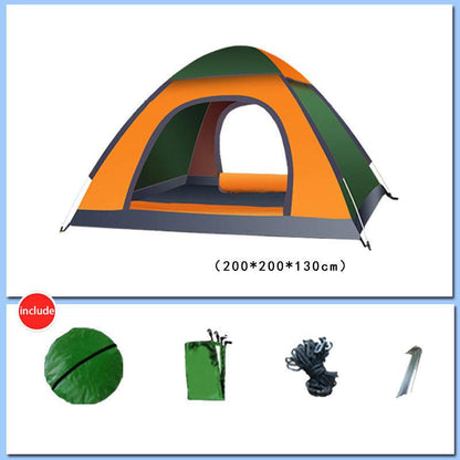 Tent Outdoor 3-4 People Beach Fishing Camping Family Outing Barbecue Simple Folding Tent