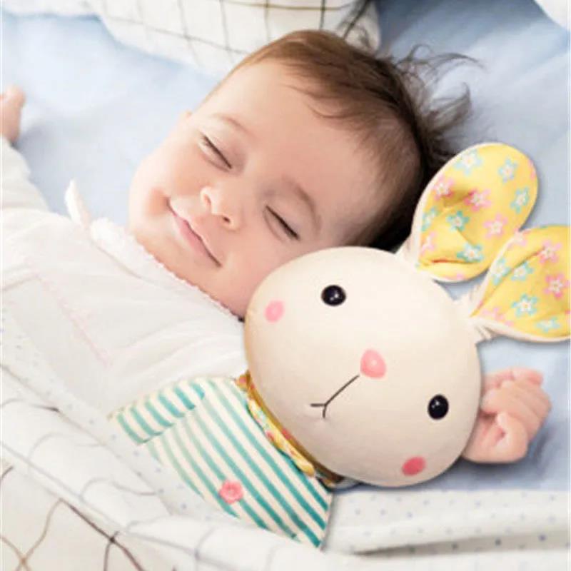 Lovely Rabbit Comforting Toy Sleeping Doll Pillow Soft Kids Plush Toy Cute Children's Birthday Gift