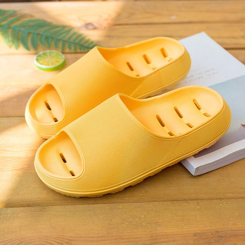 Thick-soled Deodorant Sandals Slippers Men Summer Women Family Bathroom Non-slip Soft Bottom Slippers Couple Slippers