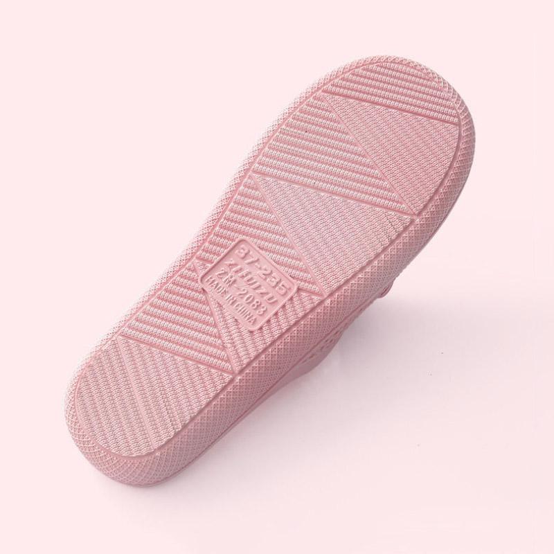 Hole Sandals Slippers Women's Summer Home Non-slip Baotou Outer Wear Bathroom Home Plastic Half-drag Summer Flat Sandals