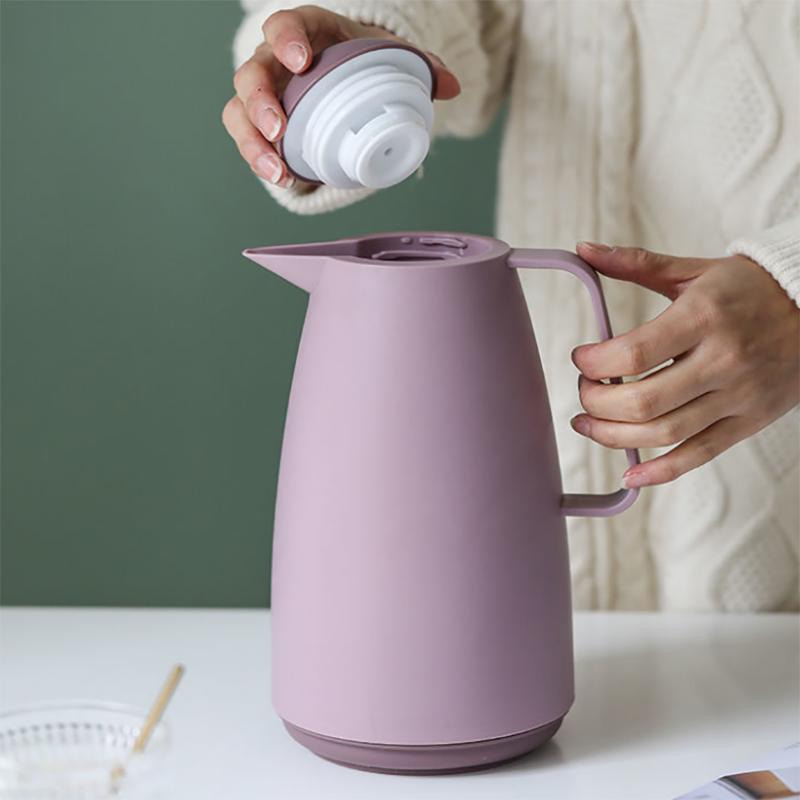 Insulation Pot Household Small Kettle Small Insulation Kettle Student Dormitory Thermos Pot Red Gall Kettle 1 Liter Thermos