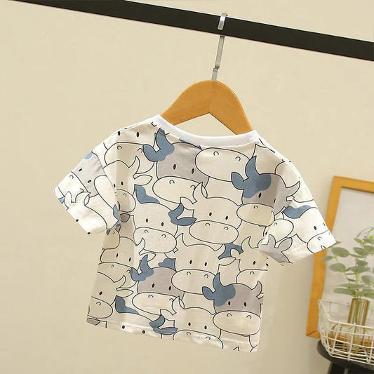 Boys' T-shirts Children's Clothing Summer Clothes Children's Short-sleeved T-shirts Children's 2 Years Old Thin Top