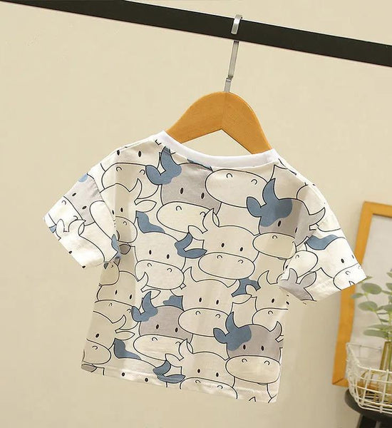 Boys' T-shirts Children's Clothing Summer Clothes Children's Short-sleeved T-shirts Children's 2 Years Old Thin Top