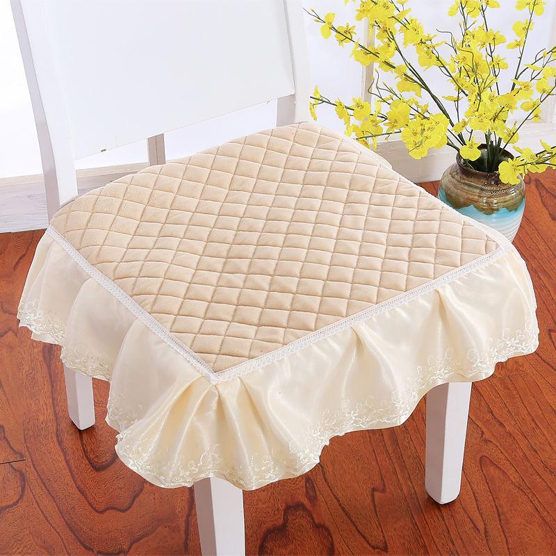 Four Seasons Universal Non-slip Chair Cushion Stool Cushion with Strap European Style Dining Table and Chair Cushion Home Decoration