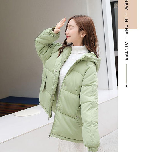 Winter Women's Cotton Padded Jacket Short Down Cotton Padded Jacket