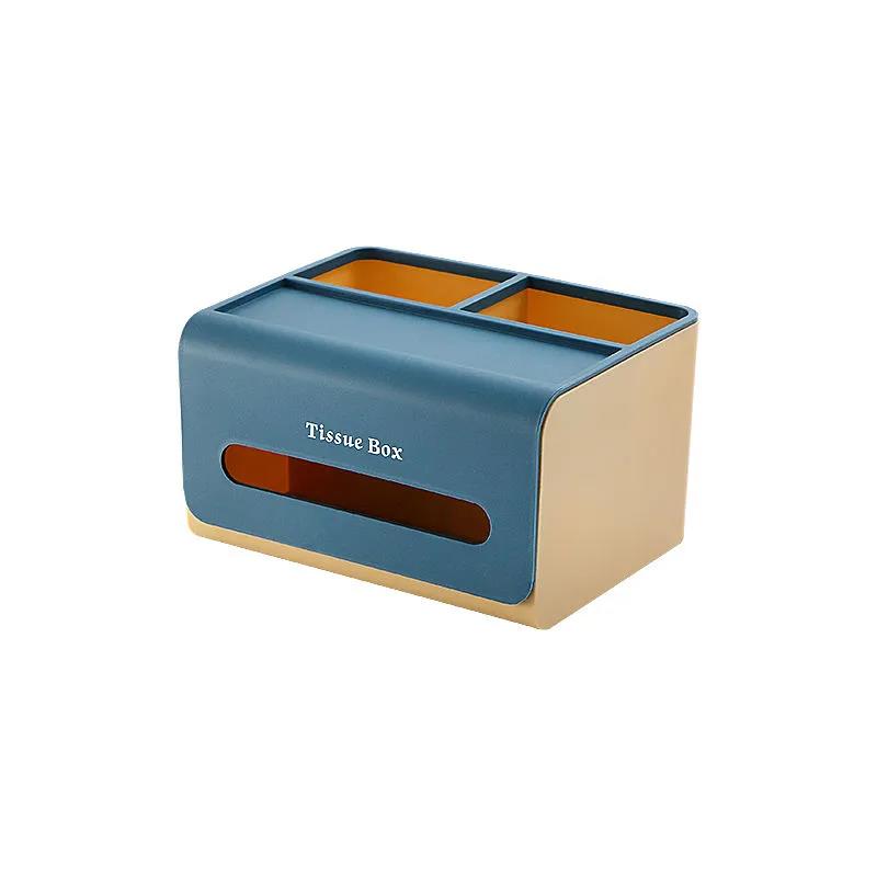 Tissue Box Paper Box Household Paper Box Living Room Remote Control Multifunctional Creative Napkin Box Coffee Table Storage Box