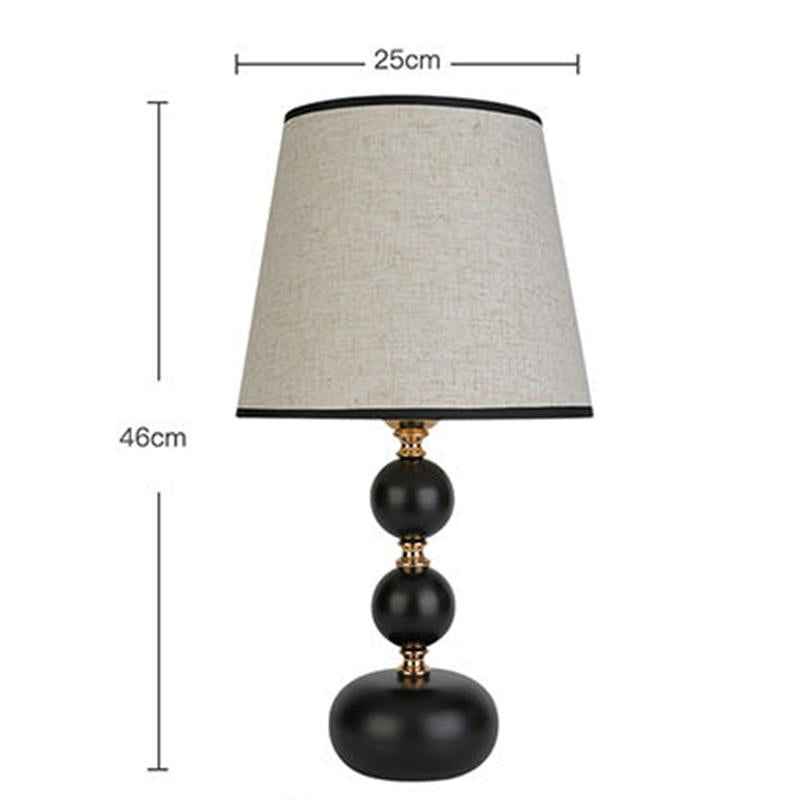 Table Lamps for Bedroom Dimmable Bedside Lamp Cloth  Lampshade LED Table Lamp Home Decor