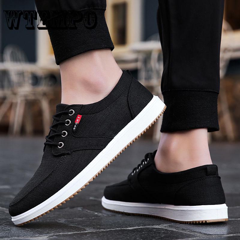 Loafers Men Outdoor Casual Light Soft Lace Up Flat Shoes