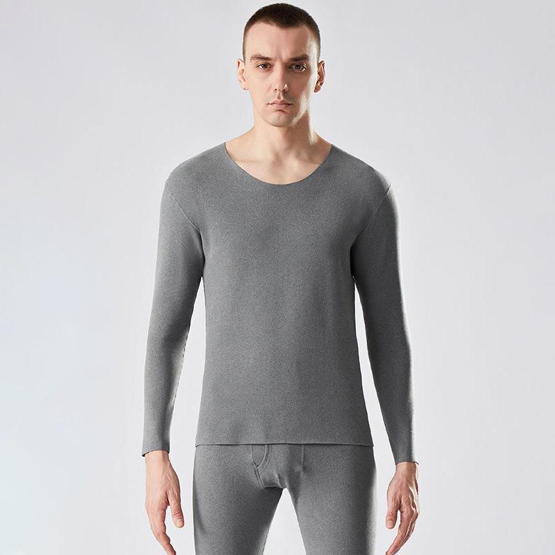 Men Winter Thermal Underwear Male Autumn Tight Suit Thicken Windproof Comfortable Soft Lining Long Sleeve High Elasticity Tracksuit Wearable Versatile