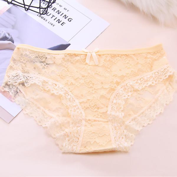 Cutout Lace  Panties for Woman Underwear Sexy Women'sThongs Soft Lingerie Female Briefs Panty Sexy Cutout Plus Size Breathable